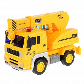 Инерционная машина - Автокран, 17 см, свет, звук (Технопарк, WY510D (36)sim)